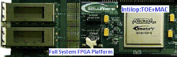 TOE with Altera-Stratix-V FPGA Board